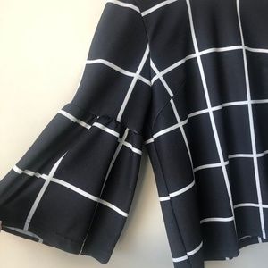SHEIN Tops - Black and White Grid Top SHEIN Tops - Black and White Grid Top